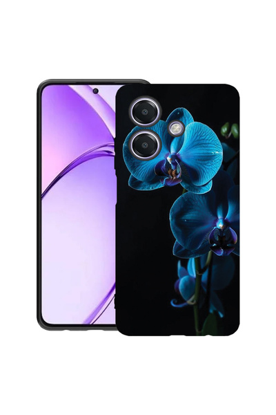 bestcase Carcasă subțire din silicon pentru OPPO A60 5G / A40 / A40M, Orhidee Albastră, 1994500 B 1403