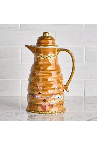 Generic قارورة فيروز بورسلين - 1 لتر