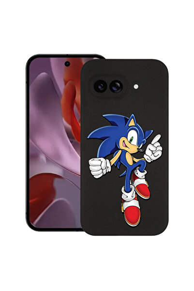 bestcase Carcasă subțire din silicon pentru Google Pixel 9a, Sonic Boom, 1926...