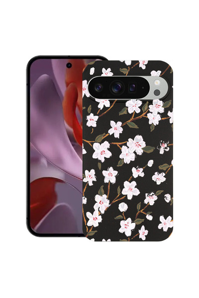 bestcase Carcasă subțire din silicon pentru Google Pixel 9 Pro XL, floare de ...