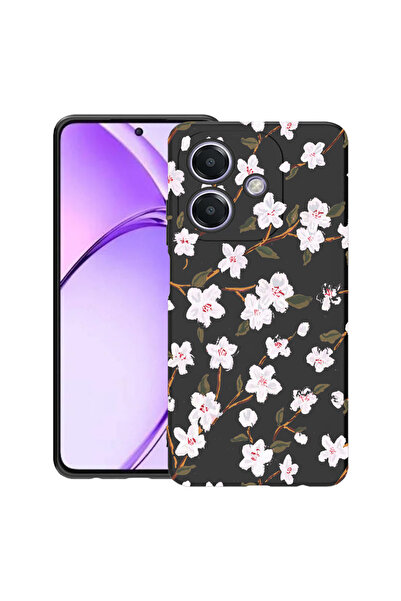 bestcase Carcasă subțire din silicon pentru OPPO A60 5G / A40 / A40M, floare ...