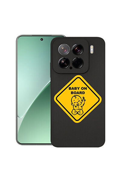 bestcase Carcasă subțire din silicon pentru Xiaomi 15, Baby On Board, 1926341...