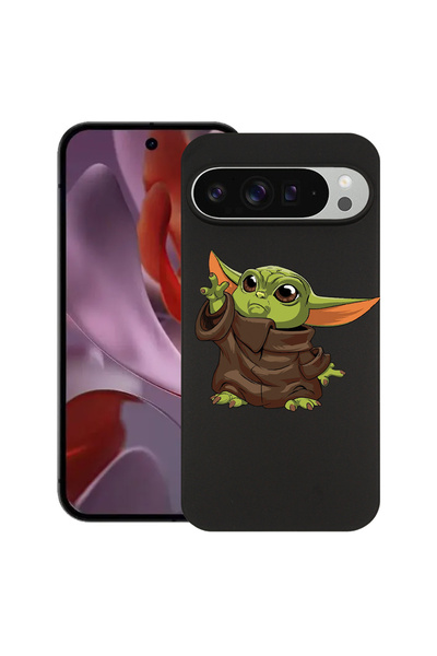 bestcase Carcasă subțire din silicon pentru Google Pixel 9 Pro XL, Baby Yoda,...