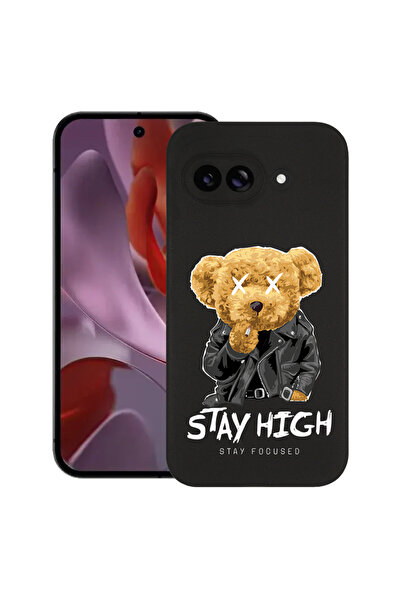 bestcase Carcasă subțire din silicon pentru Google Pixel 9a, Ursuleț de pluș ...