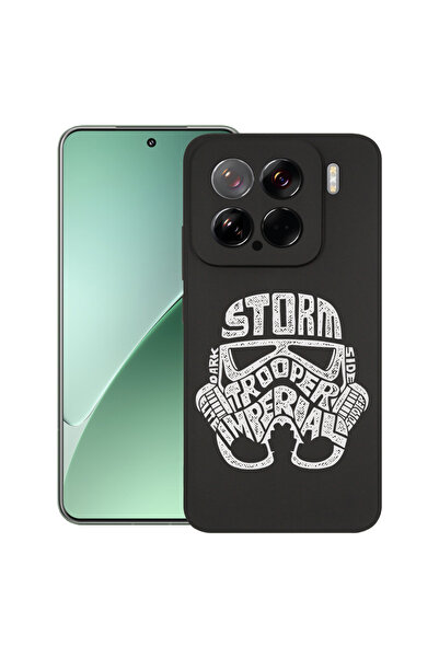 bestcase Carcasă subțire din silicon pentru Xiaomi 15, Calligraphy Storm Troo...