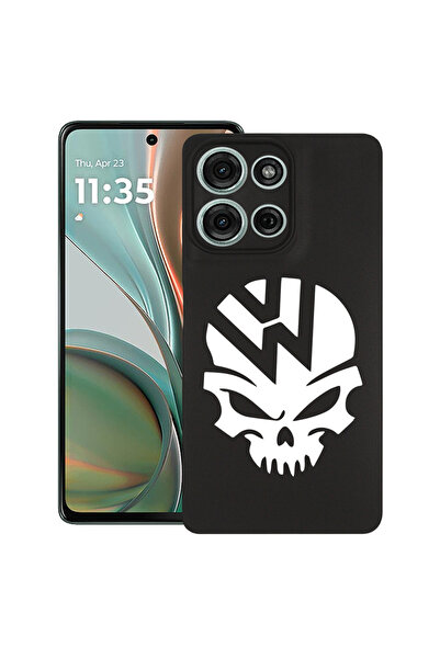 bestcase Carcasă subțire din silicon pentru Motorola Moto G75, VW Skull, 1926...