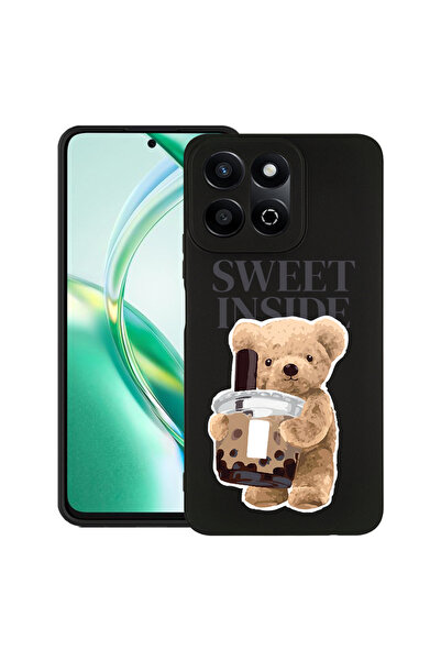 bestcase Carcasă subțire din silicon pentru Honor 200 Smart, ursuleț de pluș ...