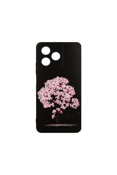 bestcase Carcasă subțire din silicon pentru Xiaomi Redmi 13, flori de cireș, ...