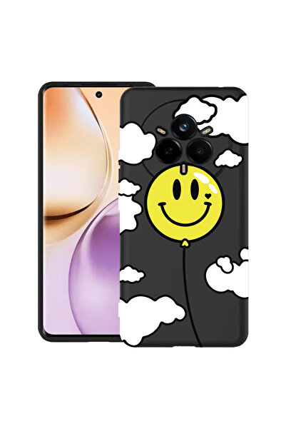 bestcase Carcasă subțire din silicon pentru Realme 14 Pro 5G, cu zâmbet balon...