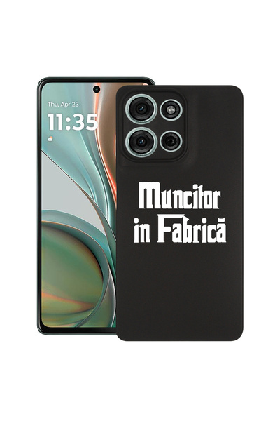 bestcase Slim Silicon Case For Motorola Moto G75, Muncitor In Fabrica - GodFa...