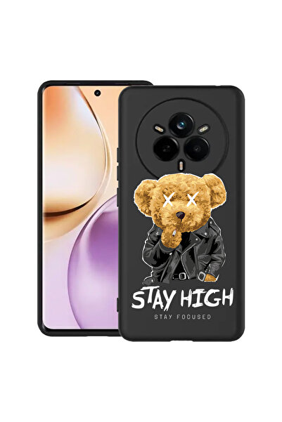 bestcase Carcasă subțire din silicon pentru Realme 14 Pro Plus 5G, Ursuleț de...