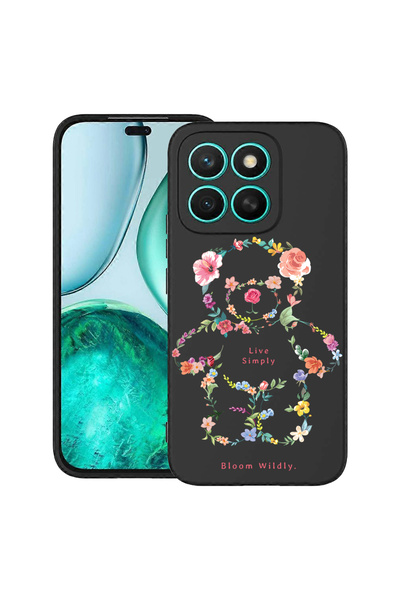bestcase Carcasă subțire din silicon pentru Honor X8C, Teddy Bear Live Simply...