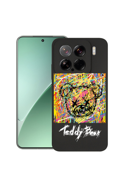 bestcase Carcasă subțire din silicon pentru Xiaomi 15, model ursuleț de pluș ...