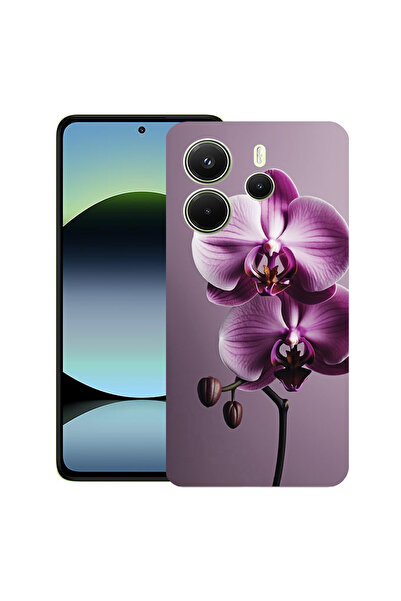 bestcase Carcasă subțire din silicon pentru Xiaomi Redmi Note 14 5G, roz orhi...