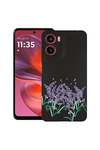 bestcase Carcasă subțire din silicon pentru Motorola Moto E15 / Moto G05, lav...