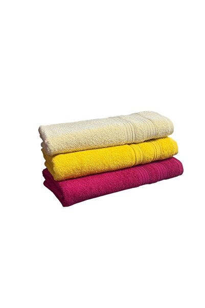 PATRU ANOTIMPURI Set of 3 bath towels, 100% cotton