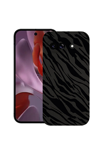 bestcase Carcasă subțire din silicon pentru Google Pixel 9a, model zebră, 192...
