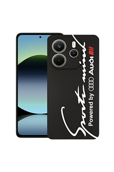 bestcase Тънък силиконов калъф за Xiaomi Redmi Note 14 5G, захранван от Audi,...