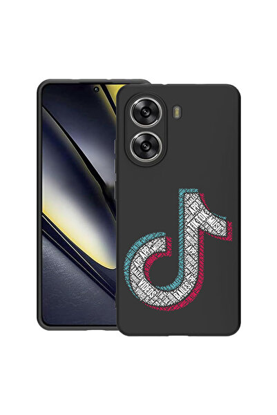 bestcase Λεπτή θήκη σιλικόνης για Poco X7 Pro 5G, Καλλιγραφία TikTok, 1992025...