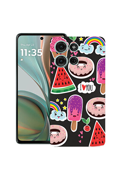 bestcase Carcasă subțire din silicon pentru Motorola Moto G75, senzație de va...