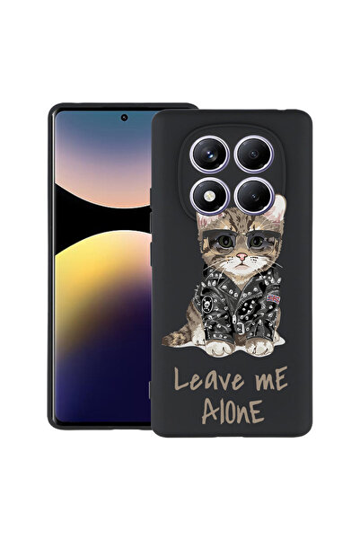 bestcase Carcasă subțire din silicon pentru Xiaomi Redmi Note 14 Pro 4G, Leav...