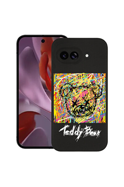 bestcase Carcasă subțire din silicon pentru Google Pixel 9a, model abstract c...