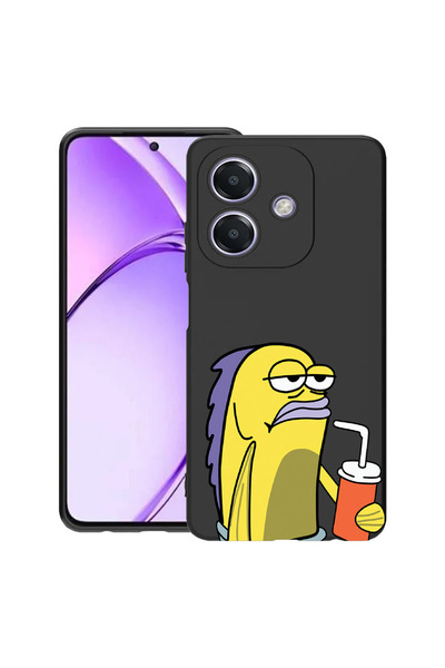 bestcase Carcasă subțire din silicon pentru OPPO A60 5G / A40 / A40M, Meme, 1...