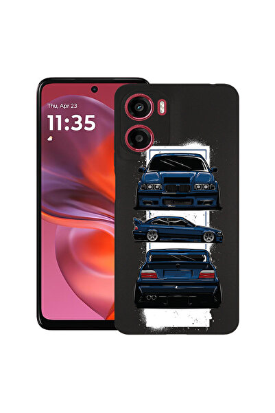 bestcase Carcasă subțire din silicon pentru Motorola Moto E15 / Moto G05, BMW...