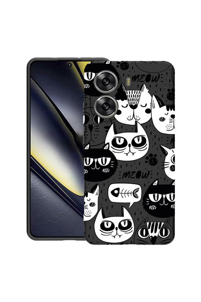 bestcase Carcasă subțire din silicon pentru Poco X7 Pro 5G, Cool Cats, 199202...