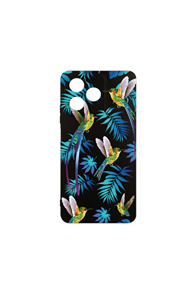 bestcase Carcasă subțire din silicon pentru Xiaomi Redmi 13, Wild Tropical, 1...
