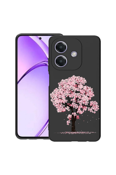 bestcase Carcasă subțire din silicon pentru OPPO A60 5G / A40 / A40M, flori d...