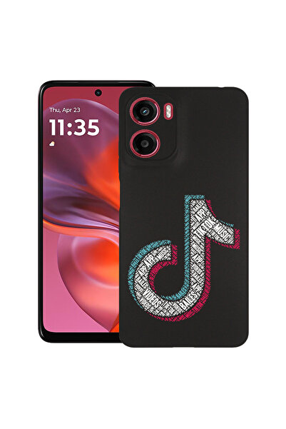 bestcase Carcasă subțire din silicon pentru Motorola Moto G05, Calligraphy Ti...