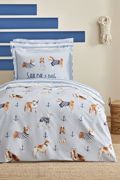 Karaca Home Young Sailor Dog Tek Kişilik Nevresim Takımı