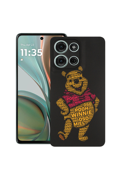 bestcase Тънък силиконов калъф за Motorola Moto G75, Калиграфия Пух, 1926338 ...