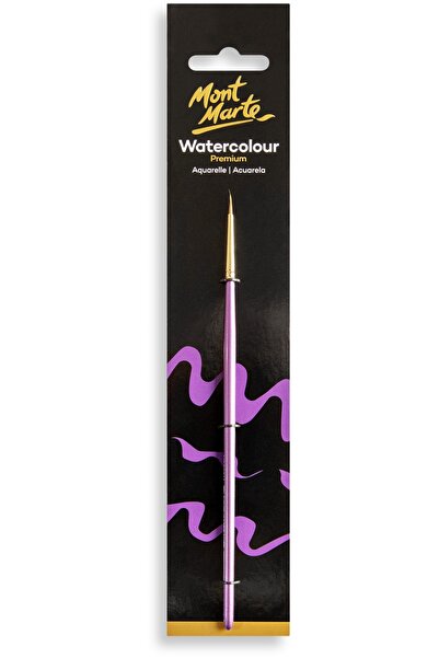Mont Marte فرشاة مائية فنية من MM بريميوم سابل مستديرة 0