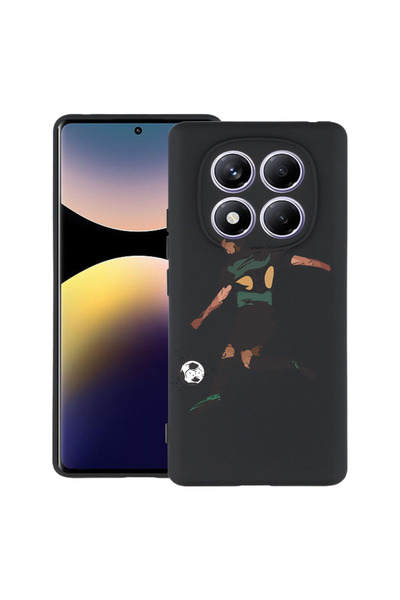 bestcase Λεπτή θήκη σιλικόνης για Xiaomi Redmi Note 14 Pro 4G, Ποδόσφαιρο, 19...