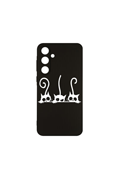 bestcase Λεπτή θήκη σιλικόνης για Samsung Galaxy A16, Γάτες, 1923376 B 1667