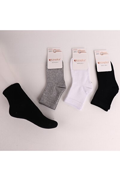 DRESSY LIFE 3-пакет безшевни измити момчешки чорапи Чорапи Чорапи за колеж