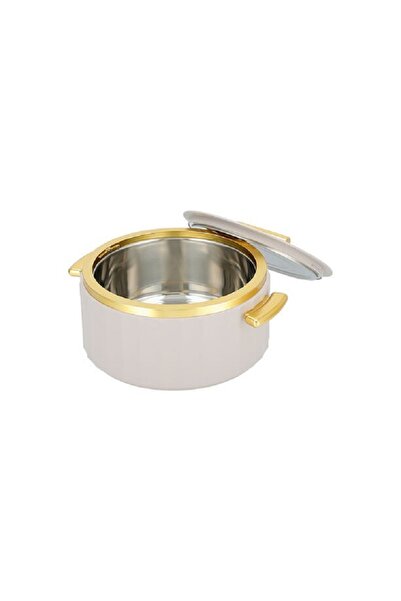 LA MESA Matte lailac & gold plastic food warmer 4L