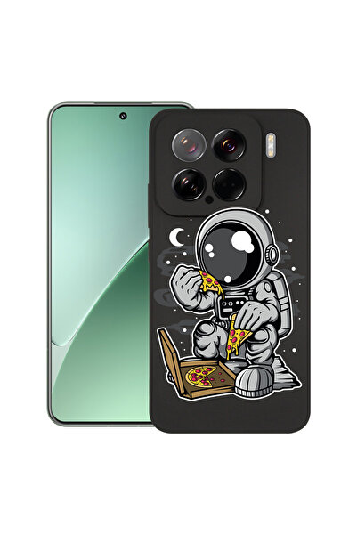 bestcase Carcasă subțire din silicon pentru Xiaomi 15, Astronaut Pizza, 1926341 B 1004