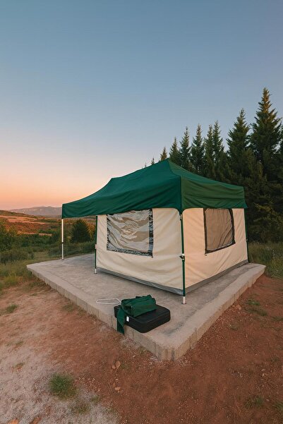 CAMPERLAND TitanX Deluxe 4 Mevsim Profesyonel Kamp Çadırı 4 kişi üstü 18metrekare