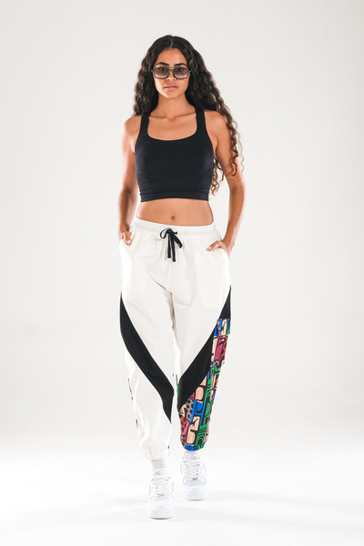 COCOPELLI Neon Patterned Jogger Pants