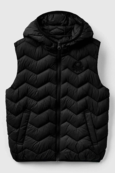 United Colors of Benetton Boy's 2Twdcj00R-25K Vest Black