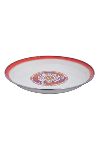 FFA Indonesian Enamel Plate, Size 35 cm