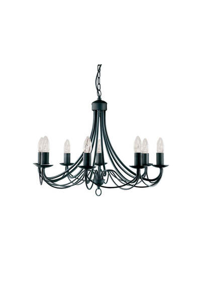 Searchlight Maypole Chandelier 6348-8Bk