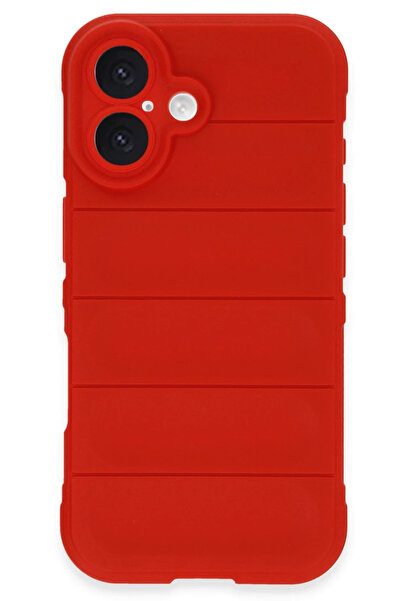 NewFace Sptrns iPhone 16 Case Optimum Silicone (03347) - Red