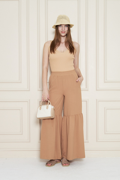 NEW LAVİVA Women's Drawstring Detail Aerobin Casual Pants 700-3763