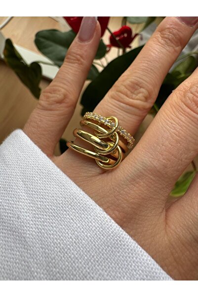 Venus Design 5li Çoklu Taşlı Yüzük