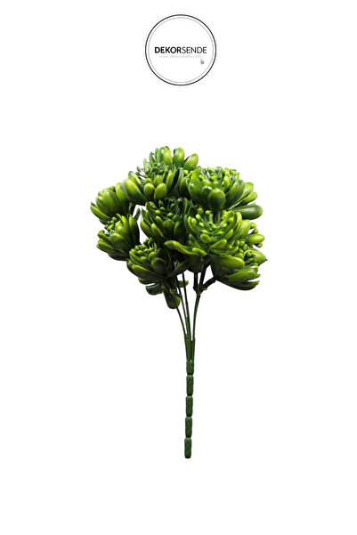 Dekorsende Ghirlandă de suculente artificiale verde închis 30 cm