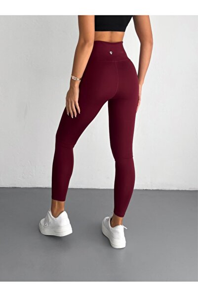 Gugus Women's High Waist Push up Leggings with Wide Belt Detail, Special Textured Production